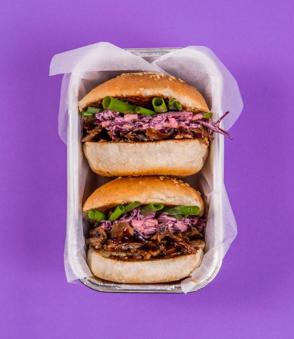 burgery fioletowe