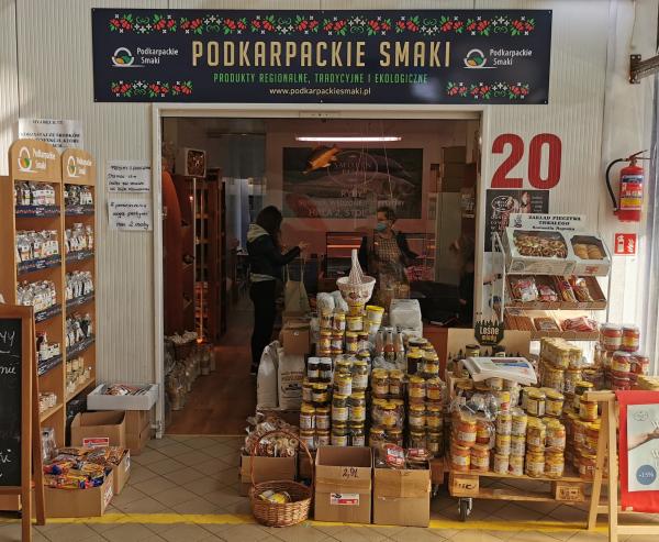 Podkarpackie smaki wejscie do sklepu